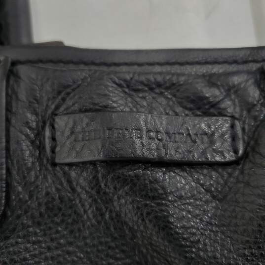 The Frye Company Black Leather Top Handle Shoulder Bag Satchel image number 5
