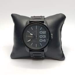 Diesel 46mm Oversize Case Men's Black Stainless Steel Quartz Watch alternative image