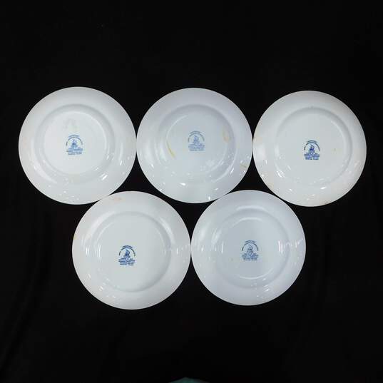 Countryside Blue Enoch Wedgwood 10 Inch Dinner Plates Lot of 5 image number 3