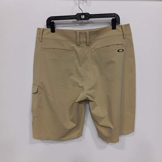 Oakley Men's Tan Performance Fit Shorts Size 36 image number 2