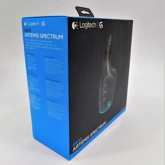 Logitech G633 Artemis Spectrum RGB 7.1 Surround Sound Gaming Wired Headset image number 8