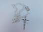 Vintage & Contemporary Clear & Aurora Borealis Rosary Prayer Beads 66.2g image number 4