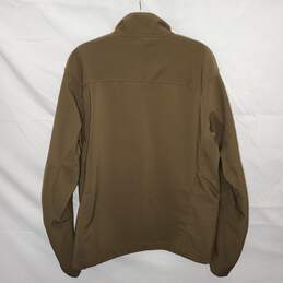 Patagonia Olive Green Polartec Full Zip Jacket Men's Size L alternative image