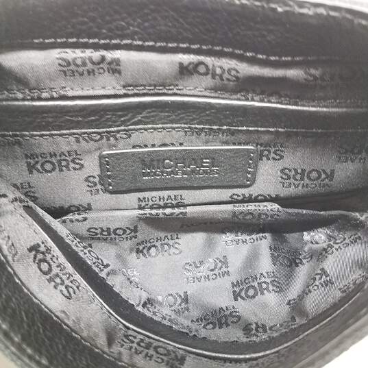Michael Kors Black Mini Jacquard Logo Sling Crossbody Bag image number 3