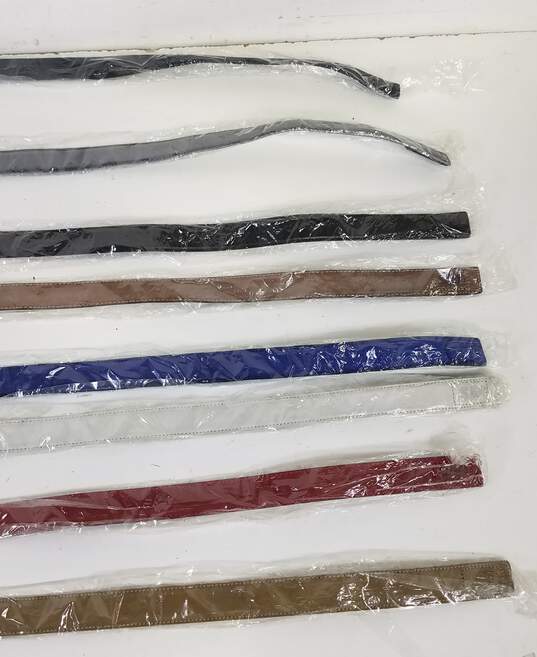 Bundle Lot of 8 Sample SAO Leather Belts with Velcro image number 4
