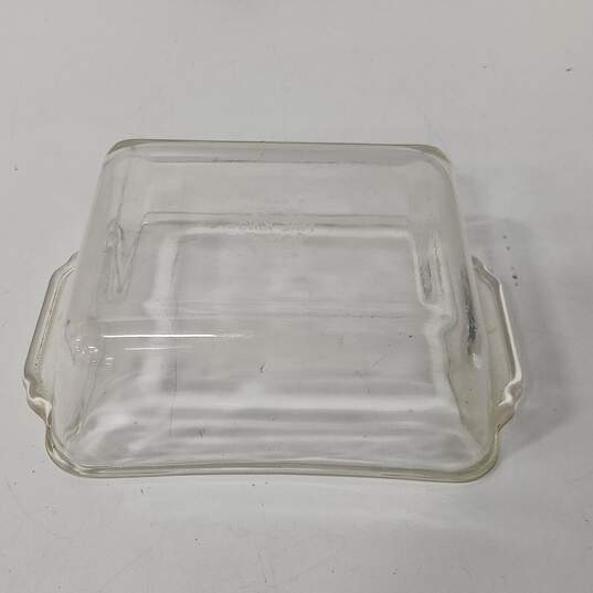 Vintage Fire King Clear Glass 40 oz Casserole Dish image number 5