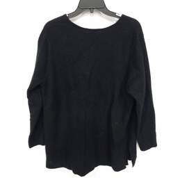 J. Jill Women's 100% Cashmere Black Sweater LS Size 2X alternative image