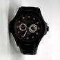 Designer Stuhrling Black Round Dial Chronograph Adjustable Strap Wristwatch image number 1