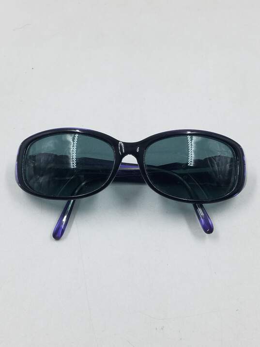 Vera Wang Black Oval Embellished Sunglasses image number 1