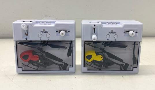 Bundle of 2 Mini Helicopter Drone With Controllers image number 1