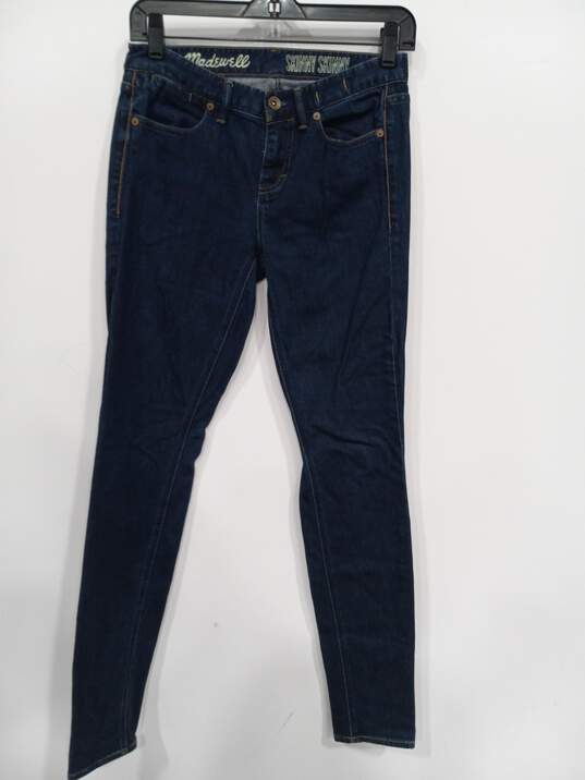 Men's Madewell Skinny Blue Jeans Sz 26x32 image number 1