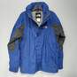 The North Face Blue Windbreaker Jacket Men's Size M image number 1