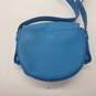 Skagen Lobelle Blue Leather Saddle Bag image number 3