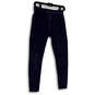 Womens Blue Denim Dark Wash Pockets Stretch Skinny Leg Jeans Size 30/30 image number 1