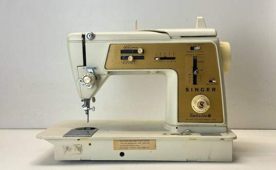 Singer Touch and Sew Sewing Machine Model 635-SOLD AS IS, FOR PARTS OR REPAIR image number 1