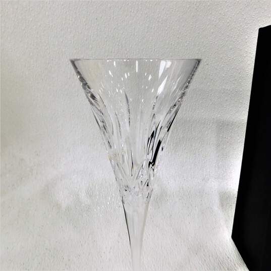 Pair Of Waterford Crystal Lismore Pops Toasting Flutes IOB image number 6