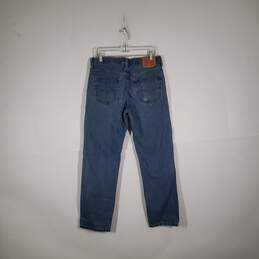 Mens 5 Pockets Medium Wash Denim Straight Leg Jeans Size 32X32 alternative image