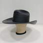 Justin Authentic Western Headwear Black 20X Straw Cowboy Hat Size 7 1/8 image number 1