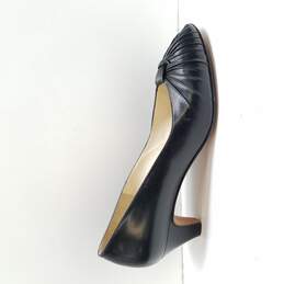 Laine Women's Black Leather Pumps Heels Size 7.5