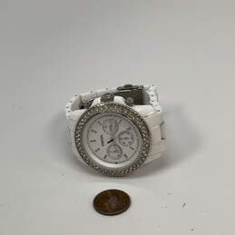 Designer Fossil CH-2671 Rhinestone Stainless Steel Round Analog Wristwatch alternative image