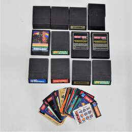 12 ct. Intellivision Game Lot w/Cards