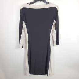 Ralph Lauren Women Black Long Sleeve Dress Sz 8 alternative image