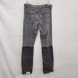 NWT CIE WM's Vintage Unique Gray & Black Distress Denim Jeans Size XS-30 alternative image