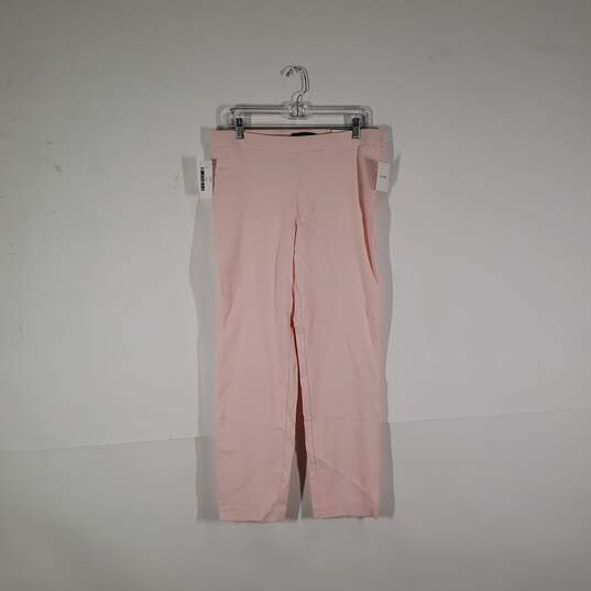 NWT Women Flat Front Slash Pockets Pull-On Ankle Pants Size Large image number 1
