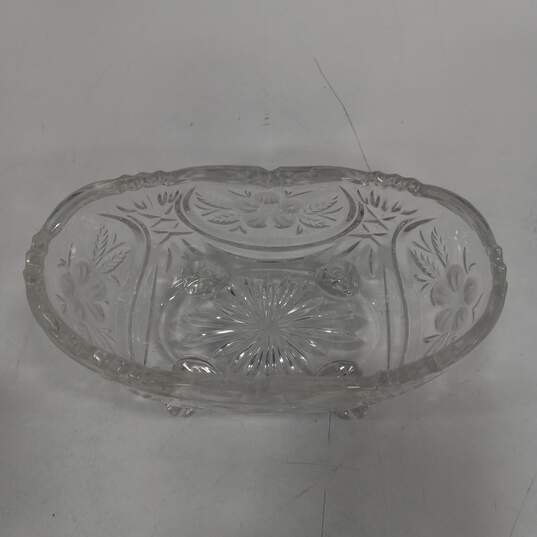 Lot of 3 Assorted Crystal Candy Dishes image number 2