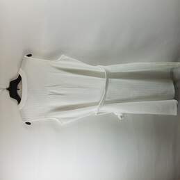 Liz Claiborne Women White Midi Dress L NWT alternative image