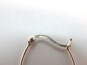 Romantic Sterling Silver Aurora Borealis Bracelet & Ring w/ Hoop Earrings 25.8g image number 10