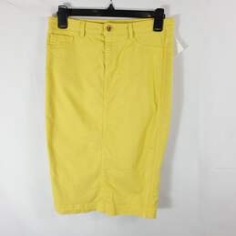 Robert Rodriguez Women Yellow Skirt Sz 4 NWT