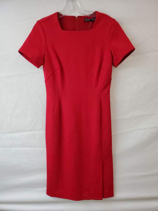 Brooks Brothers Red Sheath Dress Size 2 image number 1