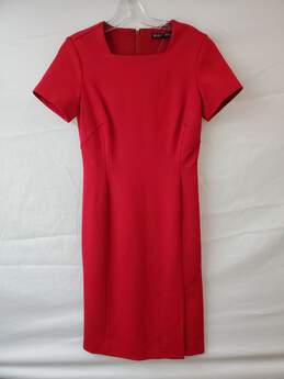 Brooks Brothers Red Sheath Dress Size 2