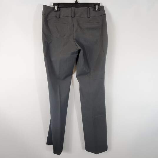 New York & Company Women Gray Straight Dress Pant Sz 6 NWT image number 3
