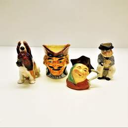 Toby Mugs Assorted Lot of 4 Vintage Miniature Figures