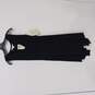 Boston Proper Women's Black Pleated V-Neck Asymmetrical Hem Dress Size XS NWT image number 1