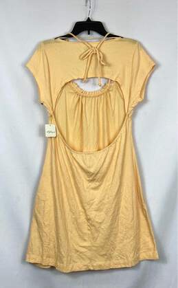 Free People Yellow Casual Dress - Size Large