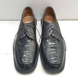 Belvedere Florence Black Leather Oxfords Men's Size 9.5
