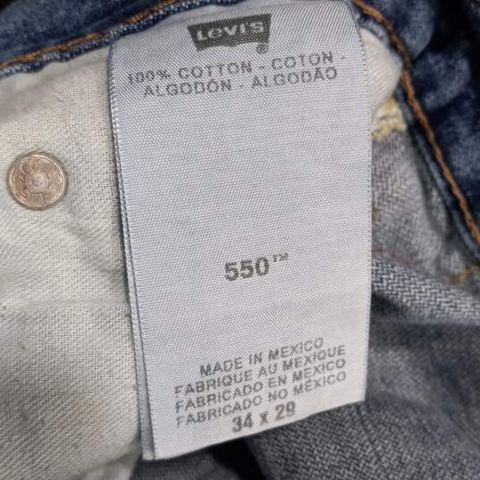 Levi Men's 550 Relaxed Fit Jeans Size 34x29 image number 5