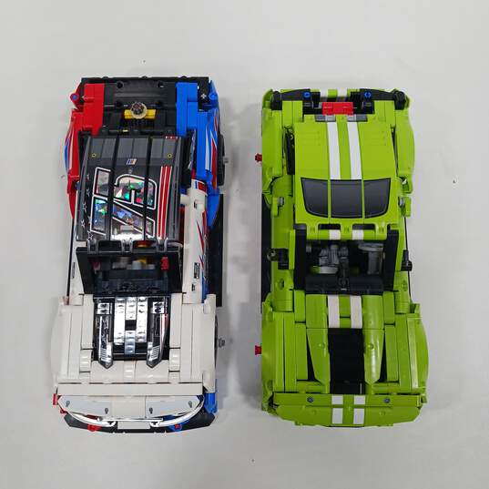 Pair Of Lego Technic Racing Cars 42138 Ford Mustang Shelby & 42153 NASCAR Next Gen Chevrolet Camaro ZL1 image number 5