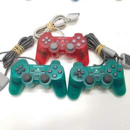 Sony PS1 controllers - Lot of 10, mixed color >>FOR PARTS OR REPAIR<< alternative image