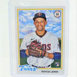 2022 Royce Lewis Topps Archives 1978 Design Rookie Minnesota Twins