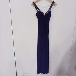Betsy & Adam Purple Formal Sleeveless Gown Women's Size 4 NWT