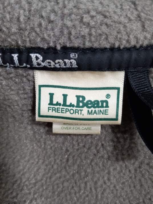 L.L Bean Fleece Vest Men's Size L Tall image number 3