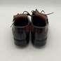 Mens Brown Two Tone Leather Lace-Up Low Top Spikes Athletic Golf Shoes Size 8D image number 2
