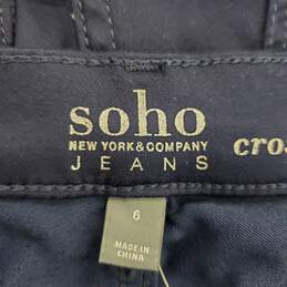 New York & Company Women Blue Skinny Jeans Sz 6 NWT