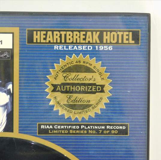 Elvis Presley Collectors Edition Platinum Records Heartbreak Hotel + Hound Dog image number 3