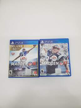 NFL Madden 16,17 Ps4 games disc Untested