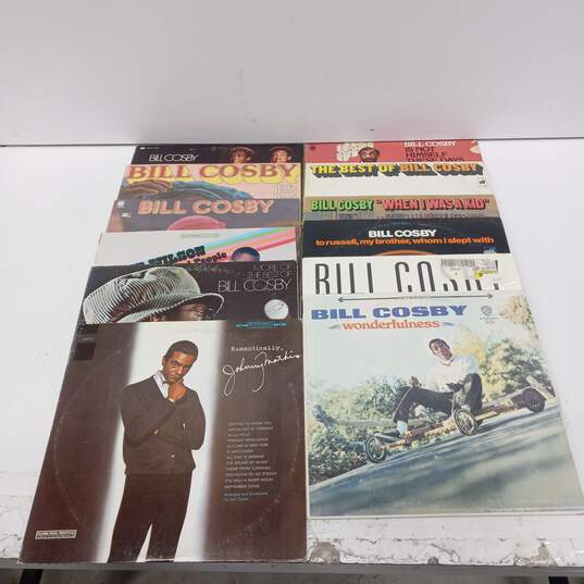 Lot of 12 Assorted Bill Cosby Vinyl Records image number 1